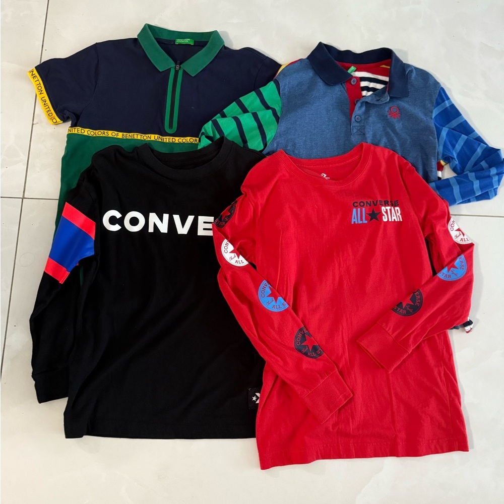 United Colors Of Benetton Kids Multicolor Long Sleeve Shirts